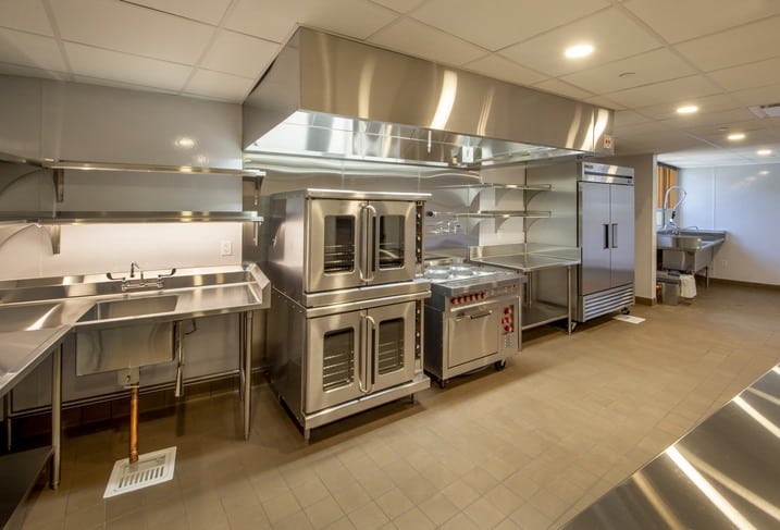 Professional kitchen environment